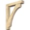 Ekena Millwork Legacy Block Rough Sawn Bracket w/ Offset Brace, Douglas Fir, 6"W x 32"D x 40"H BKT0604X32X40LEC05RDF - alternate 1